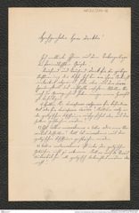 Nachlass Franz Steindachner, Brief von M. Nowicki-Sila an Franz Steindachner (12.05.1881), Inv.Nr. 370.06, Seite 1